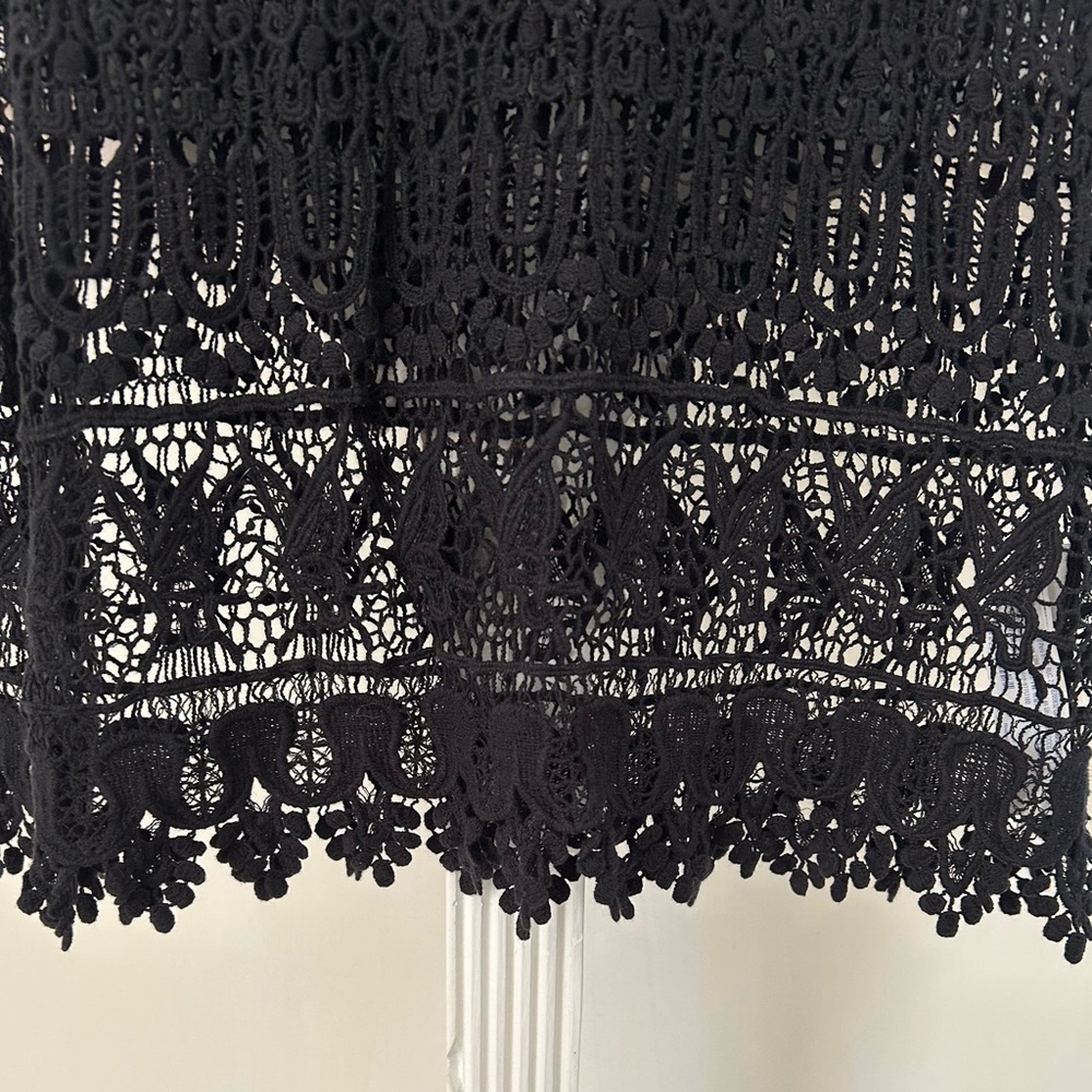 Forever 21 Black Butterfly and Floral Crochet Dress
Size: Small
NWT - Picture 5 of 12